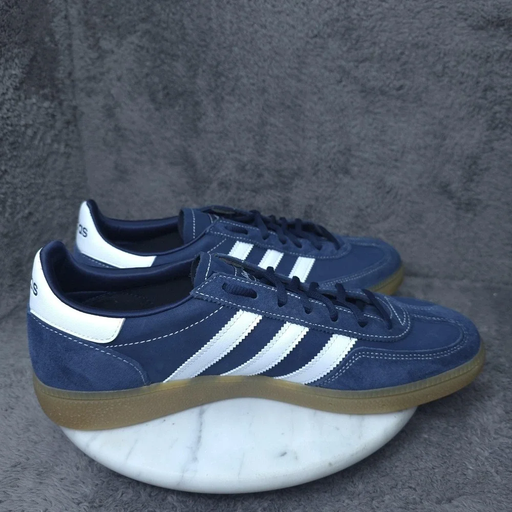 Adidas Sporty & Rich Shoes Mens Size 10.5 Blue White Suede Low Top Gum Sneakers